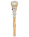 Inel De Logodnă Solitaire Vent du Nord cu Diamante Naturale de 1.16 ct din 18k Aur Galben - Castelo.ro