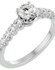 Inel De Logodnă Solitaire Vent du Nord din Aur 14k cu Diamante Create în Laborator de 1.16 ct din 14k Aur Alb - Castelo.ro