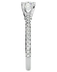Inel De Logodnă Solitaire Enchantée cu Diamante Create în Laborator de 0.91 ct din Platina - Castelo.ro