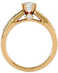 Inel De Logodnă Torrent de Feu din Aur 14k cu Diamante Naturale de 1.04 ct din 14k Aur Galben - Castelo.ro