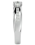 Inel De Logodnă Torrent de Feu din Aur 14k cu Diamante Naturale de 1.04 ct din 14k Aur Alb - Castelo.ro