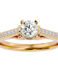 Inel De Logodnă Sérénade Solitaire din Aur 14k cu Moissanite de 0.80 ct din 14k Aur Galben - Castelo.ro