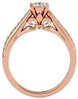 Inel De Logodnă Sérénade Solitaire din Aur 14k cu Moissanite de 0.80 ct din 14k Aur Roz - Castelo.ro