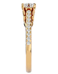 Inel De Logodnă Sérénade Solitaire cu Diamante Naturale de 0.80 ct din 18k Aur Galben - Castelo.ro