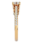 Inel De Logodnă Sérénade Solitaire cu Diamante Create în Laborator de 0.80 ct din 18k Aur Galben - Castelo.ro