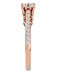 Inel De Logodnă Sérénade Solitaire din Aur 14k cu Moissanite de 0.80 ct din 14k Aur Roz - Castelo.ro