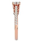 Inel De Logodnă Sérénade Solitaire cu Diamante Naturale de 0.80 ct din 18k Aur Roz - Castelo.ro