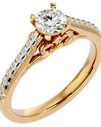Inel De Logodnă Sérénade Solitaire cu Diamante Create în Laborator de 0.80 ct din 18k Aur Galben - Castelo.ro