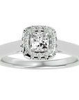 Inel de Logodnă Seychelles cu Diamante Naturale de 0.64 ct din Platina - Castelo.ro