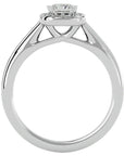 Inel de Logodnă Seychelles cu Moissanite de 0.64 ct din Platina - Castelo.ro
