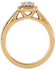 Inel de Logodnă Seychelles din Aur 14k cu Moissanite de 0.64 ct din 14k Aur Galben - Castelo.ro