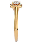 Inel de Logodnă Seychelles din Aur 14k cu Moissanite de 0.64 ct din 14k Aur Galben - Castelo.ro
