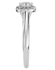 Inel de Logodnă Seychelles cu Diamante Create în Laborator de 0.64 ct din Platina - Castelo.ro