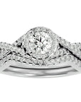 Inel de Logodnă Imperial cu Moissanite de 1.04 din Platina - Castelo.ro