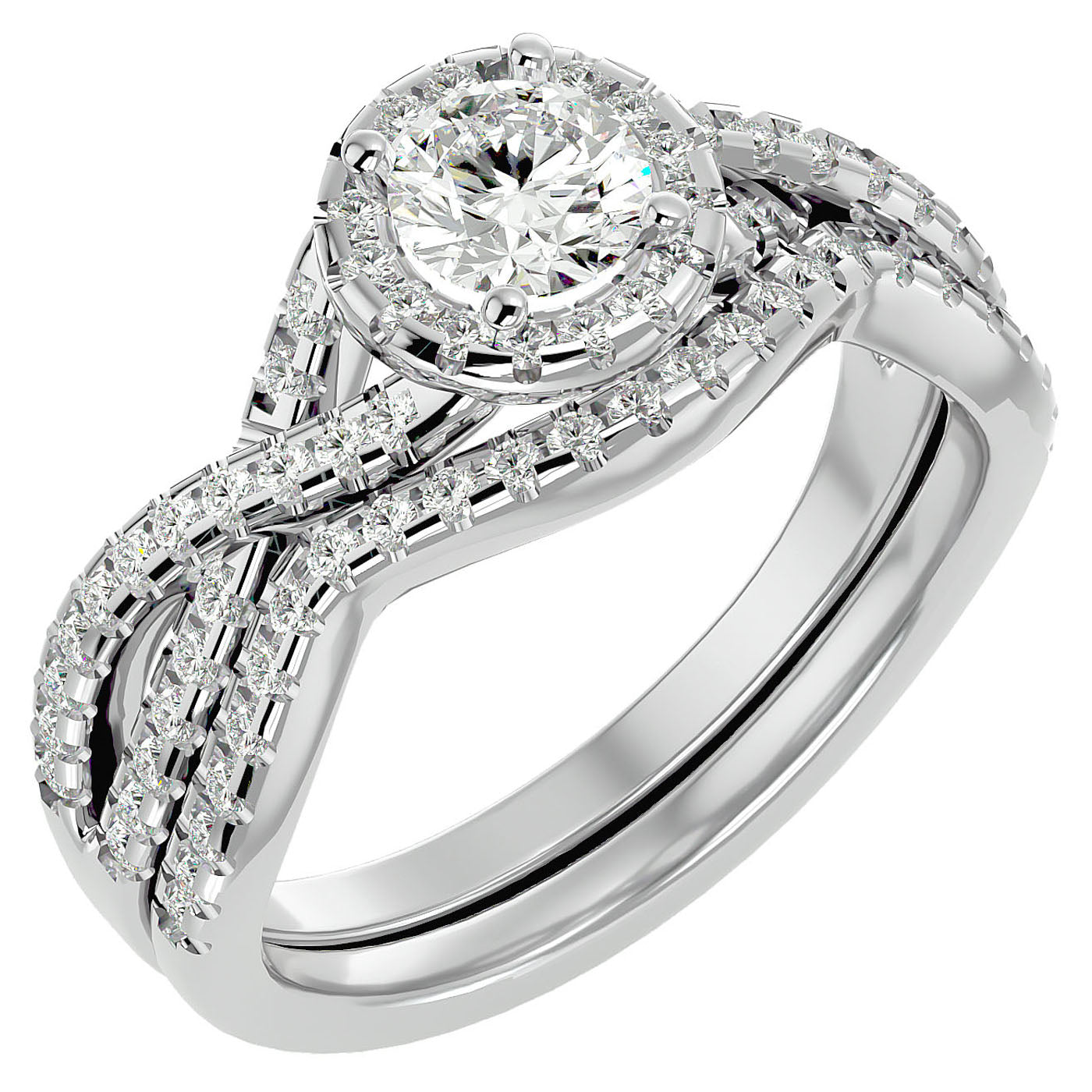 Inel de Logodnă Imperial cu Diamante Create în Laborator de 1.04 din Platina - Castelo.ro