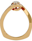 Inel De Logodnă Éphémère Solitaire din Aur 14k cu Diamante Naturale de 0.63 ct din 14k Aur Galben - Castelo.ro