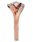 Inel De Logodnă Éphémère Solitaire din Aur 14k cu Diamante Naturale de 0.63 ct din 14k Aur Roz - Castelo.ro