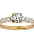 Inel De Logodnă Elégance Solitaire din Aur 14k cu Diamante Naturale de 1.39 ct din 14k Aur Galben - Castelo.ro