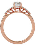 Inel De Logodnă Elégance Solitaire din Aur 14k cu Diamante Create în Laborator de 1.39 ct din 14k Aur Roz - Castelo.ro