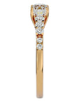 Inel De Logodnă Elégance Solitaire din Aur 14k cu Diamante Naturale de 1.39 ct din 14k Aur Galben - Castelo.ro