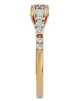 Inel De Logodnă Elégance Solitaire din Aur 14k cu Diamante Naturale de 1.39 ct din 14k Aur Galben - Castelo.ro