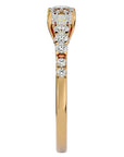 Inel De Logodnă Elégance Solitaire din Aur 14k cu Diamante Create în Laborator de 1.39 ct din 14k Aur Galben - Castelo.ro