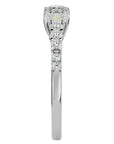 Inel De Logodnă Elégance Solitaire cu Moissanite de 1.39 ct din Platina - Castelo.ro