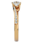 Inel De Logodnă Tranquillité Solitaire din Aur 14k cu Moissanite de 0.71 ct din 14k Aur Galben - Castelo.ro