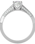 Inel De Logodnă Renaissance Solitaire cu Moissanite de 0.90 ct din Platina - Castelo.ro