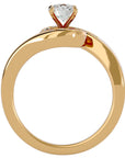 Inel De Logodnă Équité Solitaire din Aur 14k cu Moissanite de 0.65 ct din 14k Aur Galben - Castelo.ro