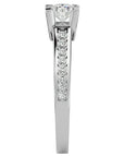 Inel De Logodnă Majesté Solitaire cu Diamante Naturale de 0.92 ct din Platina - Castelo.ro