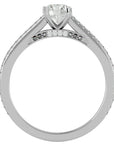 Inel De Logodnă Arya Solitaire din Aur 14k cu Diamante Create în Laborator de 0.80 ct din 14k Aur Alb - Castelo.ro
