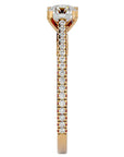 Inel De Logodnă Arya Solitaire din Aur 14k cu Diamante Naturale de 0.80 ct din 14k Aur Galben - Castelo.ro