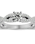 Inel De Logodnă Forever cu Diamante Naturale Solitaire de 0.69 ct din Platina - Castelo.ro