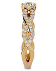 Inel De Logodnă Forever cu Diamante Naturale Solitaire de 0.69 ct din 18k Aur Galben - Castelo.ro