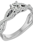 Inel De Logodnă Forever cu Diamante Create în Laborator Solitaire de 0.69 ct din Platina - Castelo.ro