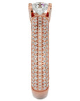 Inel De Logodnă Quatro Pavé din Aur 14k cu Diamante Naturale de 1.01 ct din 14k Aur Roz - Castelo.ro