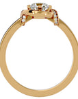 Inel Vintage Halo Pavé din Aur 14k cu Diamante Create în Laborator de 0.69 ct din 14k Aur Galben - Castelo.ro
