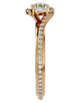 Inel De Logodnă Orléans Pavé din Aur 14k cu Diamante Naturale de 0.88 ct din 14k Aur Galben - Castelo.ro