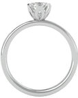 Inel De Logodnă Provence Pavé cu Moissanite de 0.53 ct din Platina - Castelo.ro