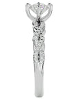 Inel De Logodnă Côte d'Azur Pavé din Aur 14k cu Diamante Naturale de 0.75 ct din 14k Aur Alb - Castelo.ro
