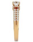 Inel De Logodnă Le Petit Palais Pavé din Aur 14k cu Diamante Naturale de 0.99 ct din 14k Aur Galben - Castelo.ro