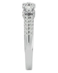 Inel de Logodnă cu Diamante Naturale Pavé în Dans Etern de 0.99 ct din Platina - Castelo.ro