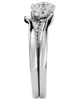 Inel De Logodnă Éclat de Minuit din Aur 14k cu Diamante Create în Laborator Pavé de 0.64 ct din 14k Aur Alb - Castelo.ro