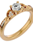 Inel De Logodnă Rivière d'Or din Aur 14k cu Diamante Create în Laborator de 0.40 ct din 14k Aur Galben - Castelo.ro