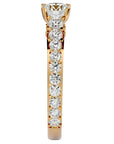 Inel De Logodnă Voix Céleste din Aur 14k cu Diamante Naturale Pavé de 1.79 ct din 14k Aur Galben - Castelo.ro
