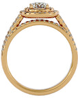 Inel de Logodnă Antique din Aur 14k cu Diamante Create în Laborator de 1.10 ct din 14k Aur Galben - Castelo.ro