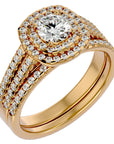 Inel de Logodnă Antique din Aur 14k cu Diamante Create în Laborator de 1.10 ct din 14k Aur Galben - Castelo.ro