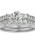 Inel Nuit Étoilée cu Diamante Naturale de 1.13 ct din Platina - Castelo.ro