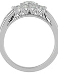 Inel De Logodnă Rêve Doré cu Moissanite de 1.13 ct din Platina - Castelo.ro